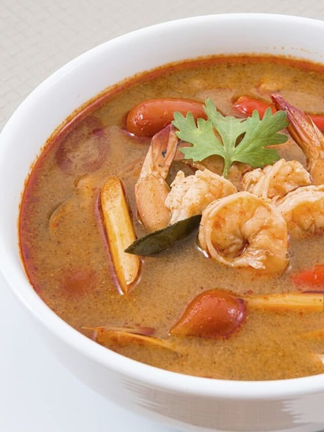 Thai food, Tom Yam Kung, the most famous Thai dish