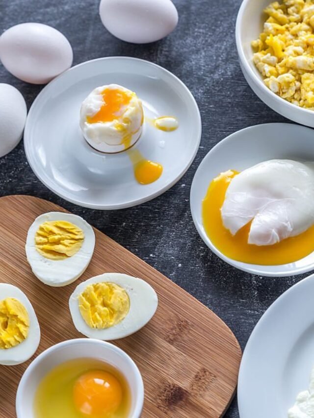 Different ways of cooking eggs